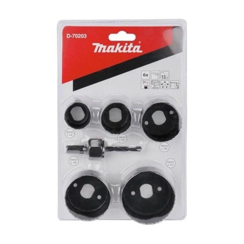 Makita Makita D-70203 6pcs Carbon Steel Hole Saw Drill Bit Set, Power Tools Drills & Drivers — Southend Philippines