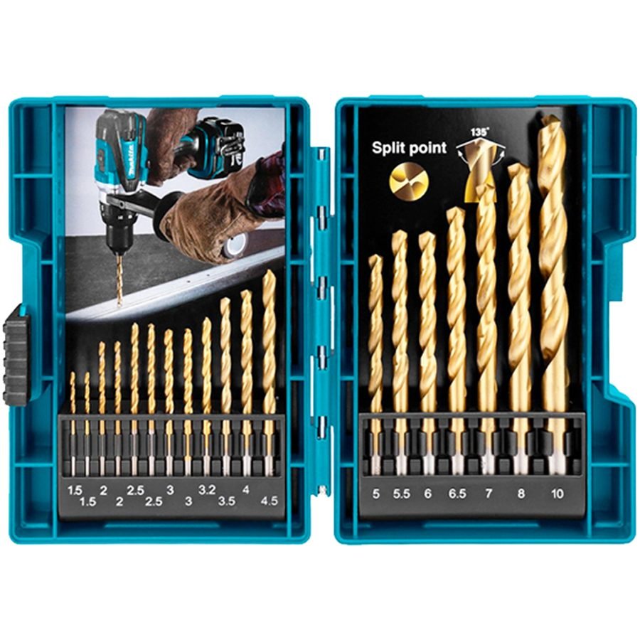 Makita Makita D-70471 HSS-Tin Metal Impact Drill Bit Set 18 Pcs, Power Tools Drills & Drivers — Southend Philippines