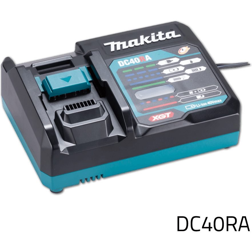 Makita Makita DC40RA Single Port Rapid Fast Battery Charger XGT (191E07-8), Power Tools Batteries & Chargers — Southend Phili