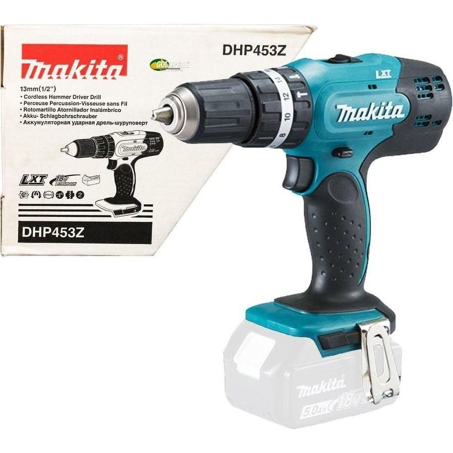 Makita Makita DHP453Z 18V Cordless Hammer Drill [LXT-Series] (Bare), Power Tools Drills & Drivers — Southend Philippines