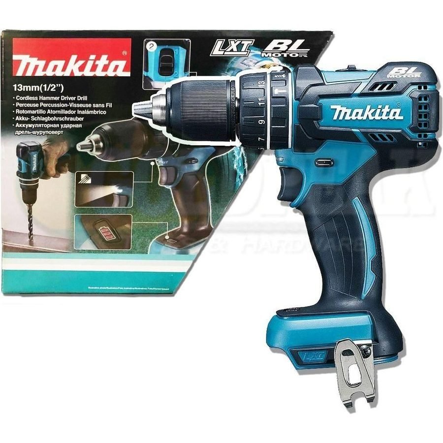 Makita Makita DHP480Z 18V Cordless Brushless Hammer Drill [LXT-Series] (Bare), Power Tools Drills & Drivers — Southend Philip