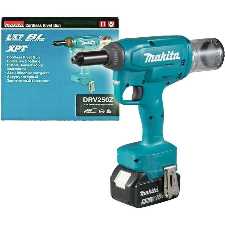 Makita Makita DRV250Z 18V Cordless Brushless Riveter / Rivet Gun (LXT-Series) [, Power Tools — Southend Philippines