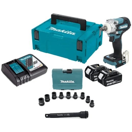 Makita Makita DTW300FJX3 18V Cordless Brushless Impact Wrench (LXT-Series) [Kit, Power Tools Drills & Drivers — Southend Phil