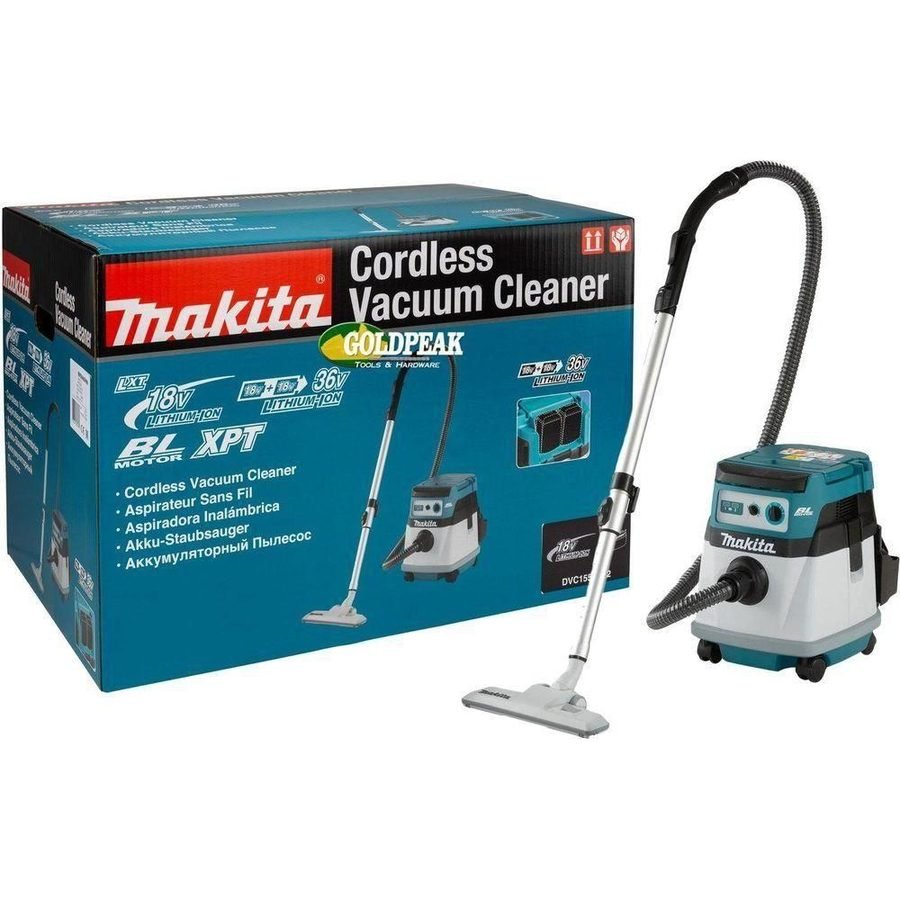 Makita Makita DVC155LZX2 36V Cordless Wet & Dry Vacuum (LXT-Series) [Bare], Power Tools Blowers & Vacuums — Southend Philippi
