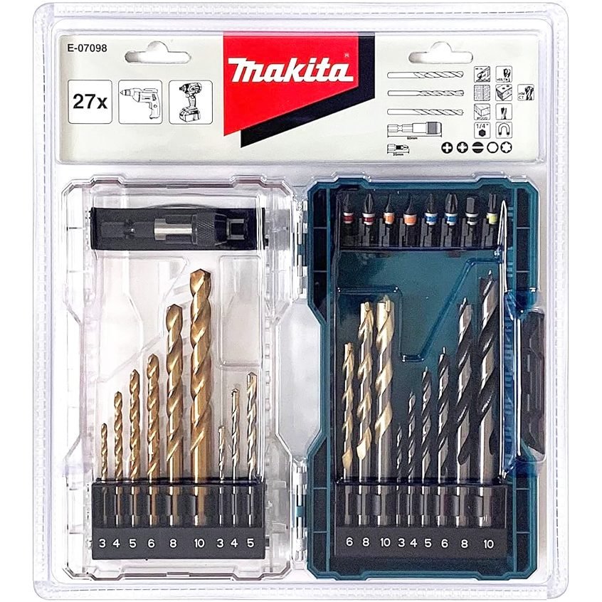 Makita Makita E-07098 Combination Screw And Drill Bit Set 27 Pcs, Power Tools Drills & Drivers — Southend Philippines