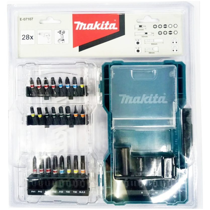 Makita Makita E-07107 Electric Screwdriver Mixed Bit Set 28 Pcs, Power Tools Bits & Blades — Southend Philippines