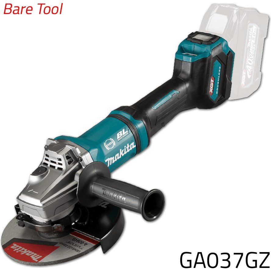 Makita Makita GA037GZ 40V Cordless Angle Grinder XGT [Bare Tool], Power Tools Grinders — Southend Philippines