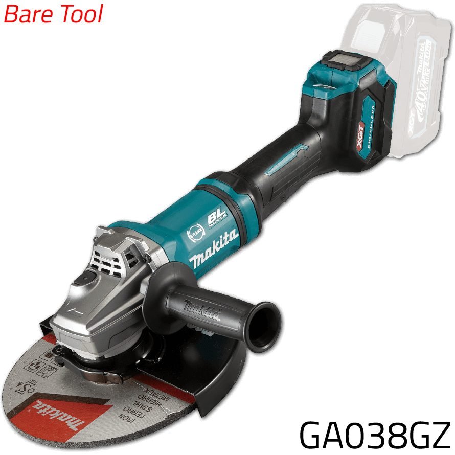 Makita Makita GA038GZ 40V Cordless Angle Grinder 9" XGT [Bare], Power Tools Grinders — Southend Philippines