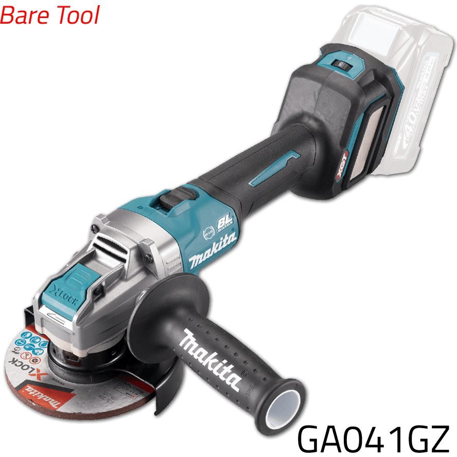 Makita Makita GA041GZ Cordless Angle Grinder 5" X-Lock 40V XGT (Bare), Power Tools Grinders — Southend Philippines