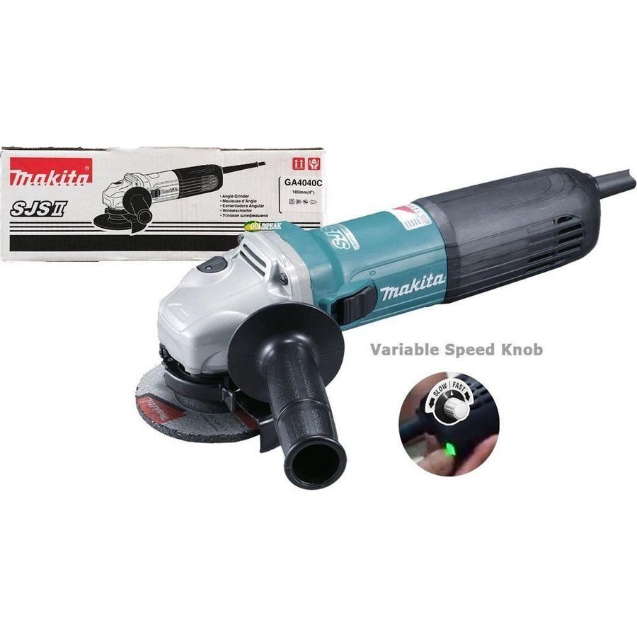 Makita Makita GA4040C Angle Grinder 4" (Variable Speed) 1,400W, Power Tools Grinders — Southend Philippines