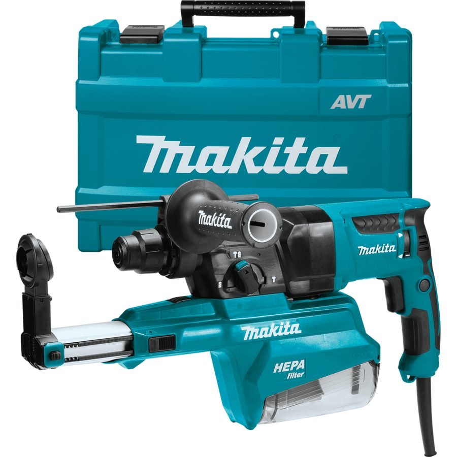 Makita Makita HR2651 3-Modes Rotary Hammer With Dust Extraction System 26mm 2.4, Power Tools Rotary & Demolition — Southend P