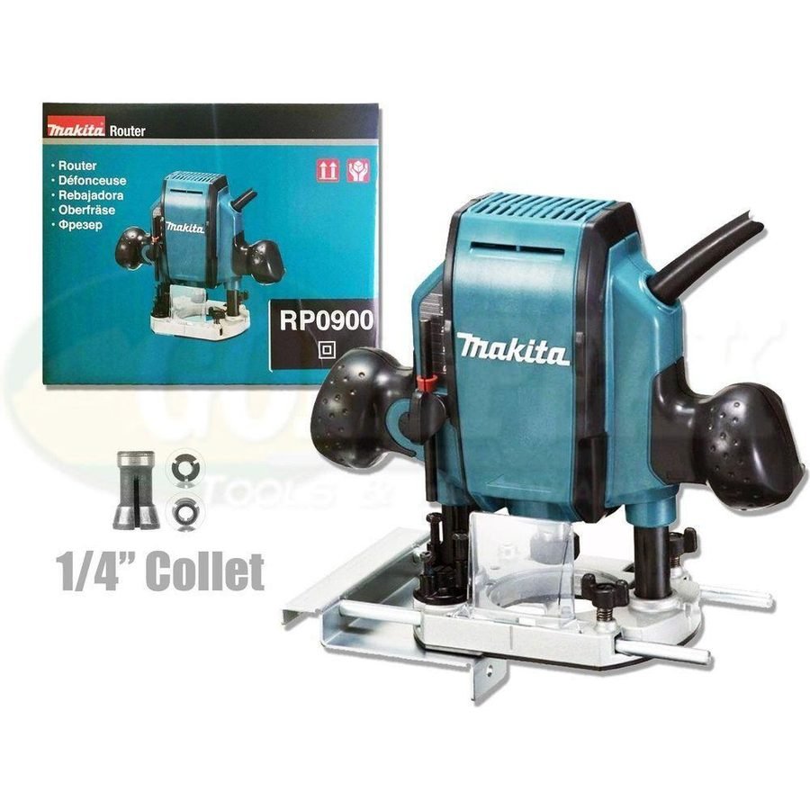 Makita Makita RP0900 Mini Plunge Router 1/4" 900W, Power Tools Routers & Planers — Southend Philippines