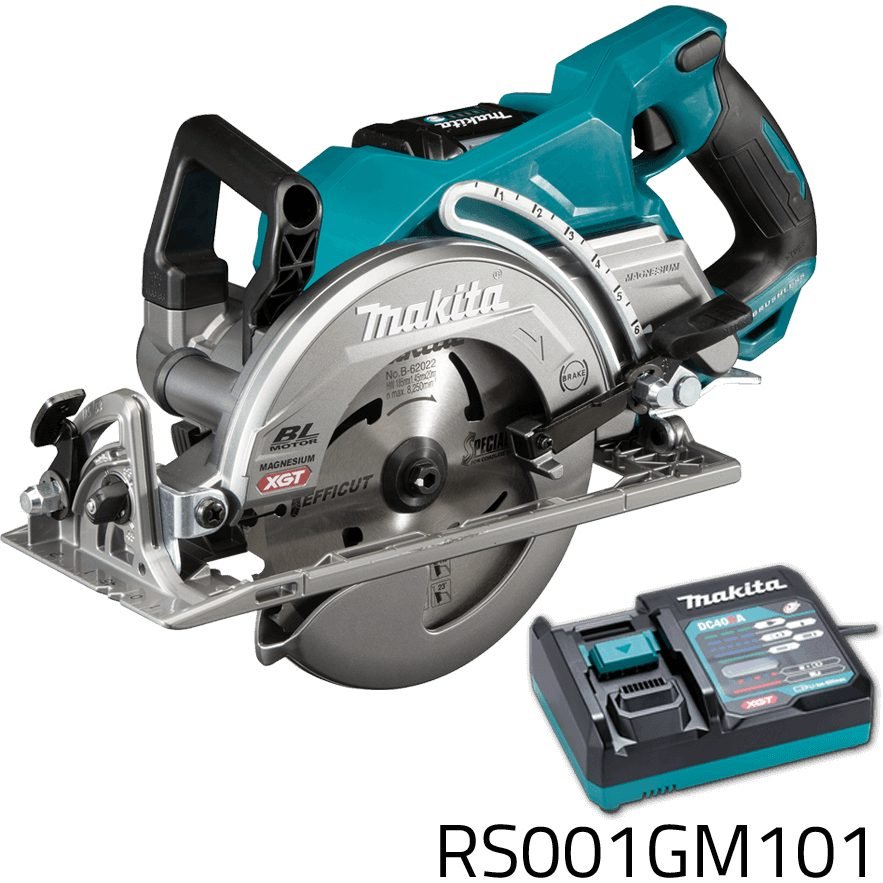 Makita Makita RS001GM101 40V Cordless Circular Saw (Rear Handle) XGT, Power Tools Saws — Southend Philippines