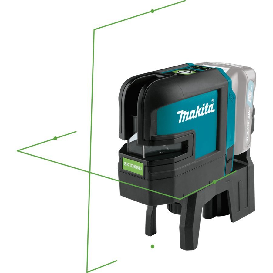 Makita Makita SK106GDZ Cordless Cross Line Laser Level (Green) 12V CXT [Bare], Power Tools — Southend Philippines
