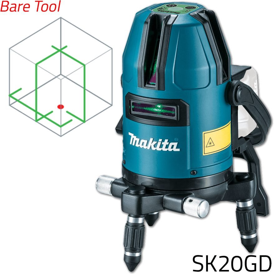 Makita Makita SK20GDZ 12V Cordless Line Laser Level CXT (Green Laser) [Bare], Power Tools — Southend Philippines