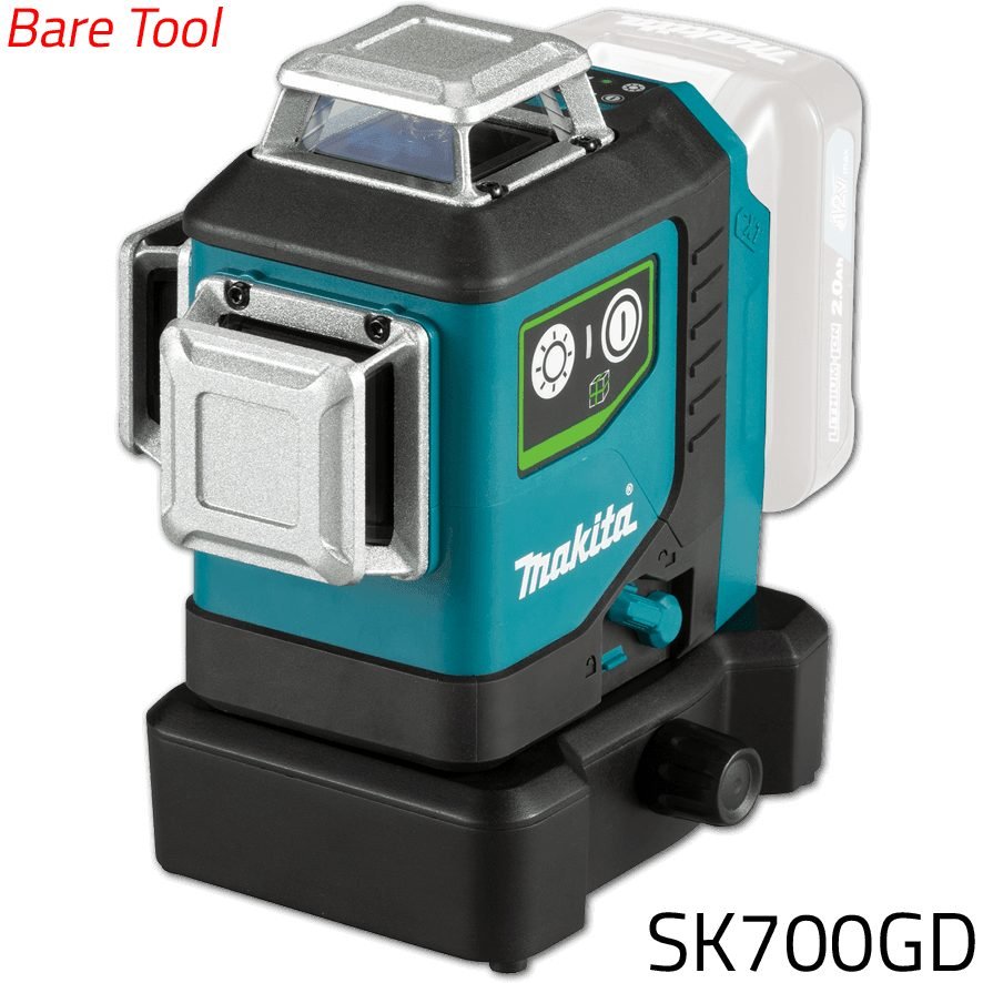 Makita Makita SK700GD 12V Cordless Line Laser Level CXT (Green Laser) [Bare], Power Tools — Southend Philippines