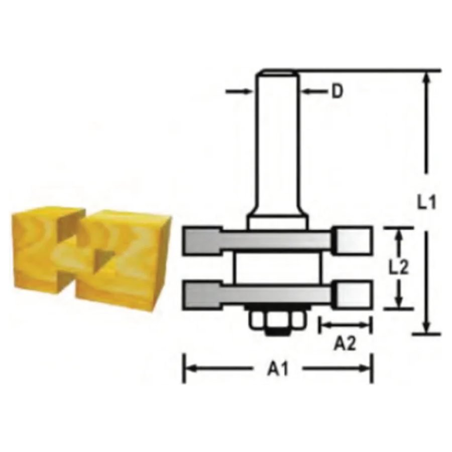 Makita Makita TCT Board Jointing Router Bit, Power Tools Routers & Planers — Southend Philippines