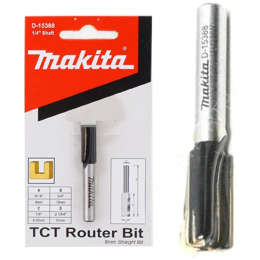 Makita Makita TCT Router Straight Bit, Power Tools Routers & Planers — Southend Philippines