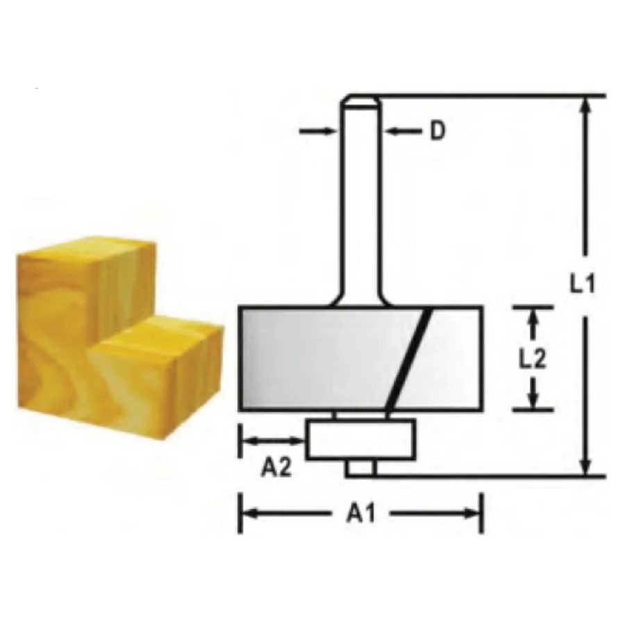 Makita Makita TCT Rubbeting Router Bit, Power Tools Routers & Planers — Southend Philippines