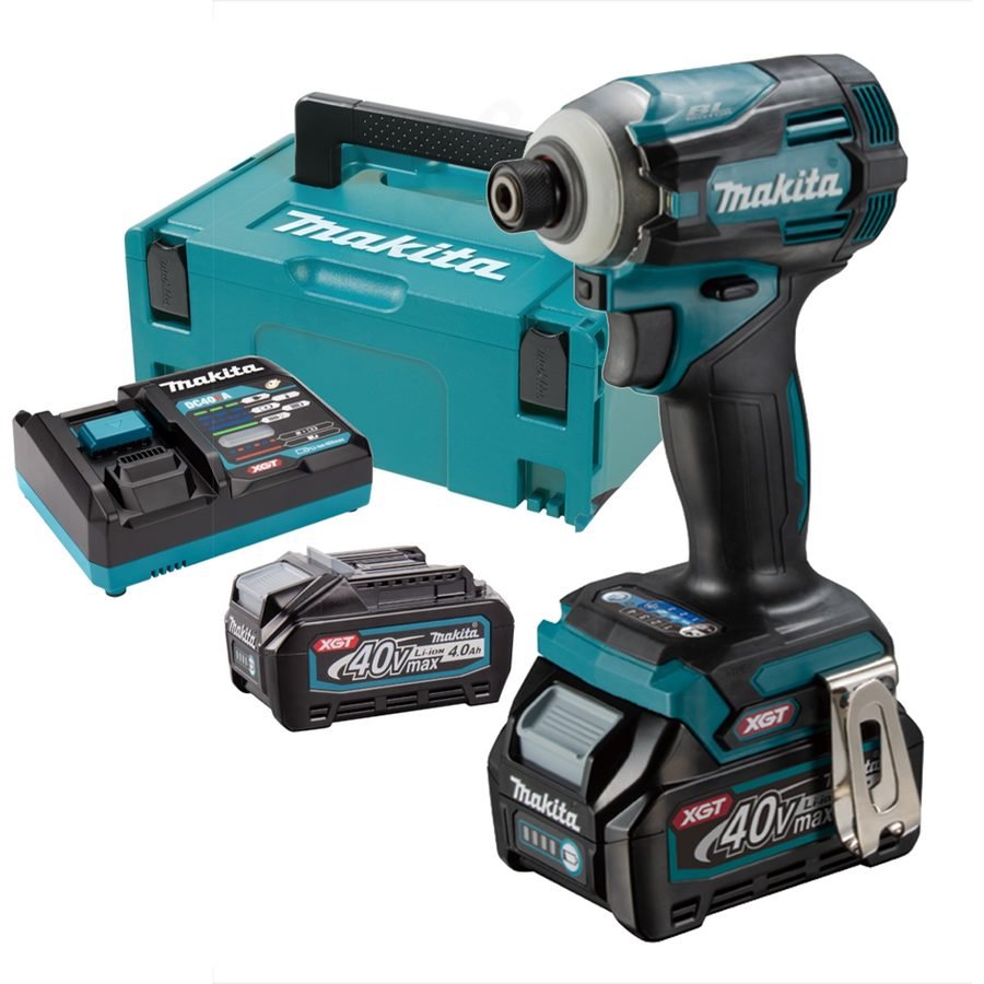 Makita Makita TD001GM201 Cordless Brushless Impact Driver 220Nm 40V XGT 4.0Ah [, Power Tools Drills & Drivers — Southend Phil