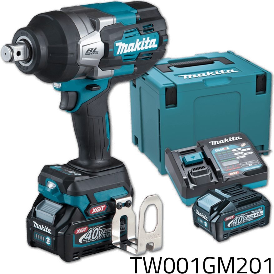 Makita Makita TW001GM201 40V Cordless Impact Wrench 1800Nm XGT, Power Tools Drills & Drivers — Southend Philippines