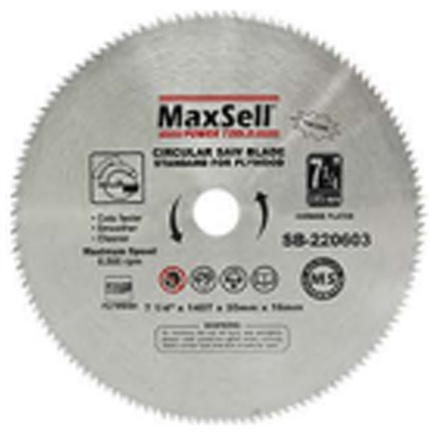 MaxSell Maxsell SB-220G03 Circular Saw Blade For PlyWood, Power Tools Saws — Southend Philippines