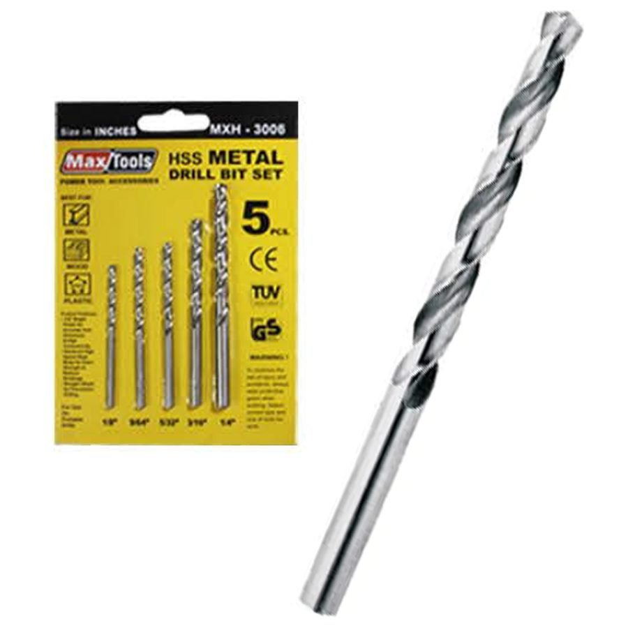 Maxtools MaxTools MXH-4005 HSS Drill Bit Set 5 Pcs, Power Tools Drills & Drivers — Southend Philippines
