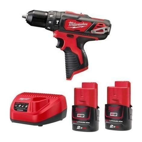 Milwaukee Milwaukee M12BPD-202C Cordless Hammer Drill Set, Power Tools Drills & Drivers — Southend Philippines