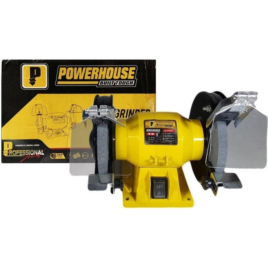 Powerhouse Powerhouse PH-125 Bench Grinder 5" 1/4HP, Power Tools Grinders — Southend Philippines