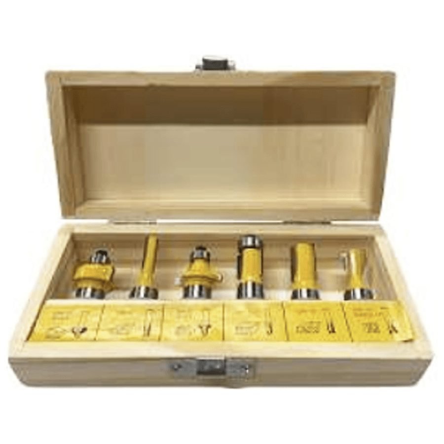 Powerhouse Powerhouse PH-RBSET-1/2-6 Router Bits 6pcs Set, Power Tools Routers & Planers — Southend Philippines