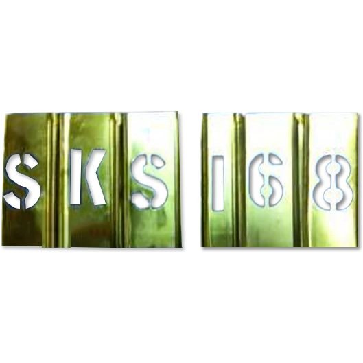 S-Ks Brass Stencil (Alphabet And Numbers), Power Tools Drills & Drivers — Southend Philippines