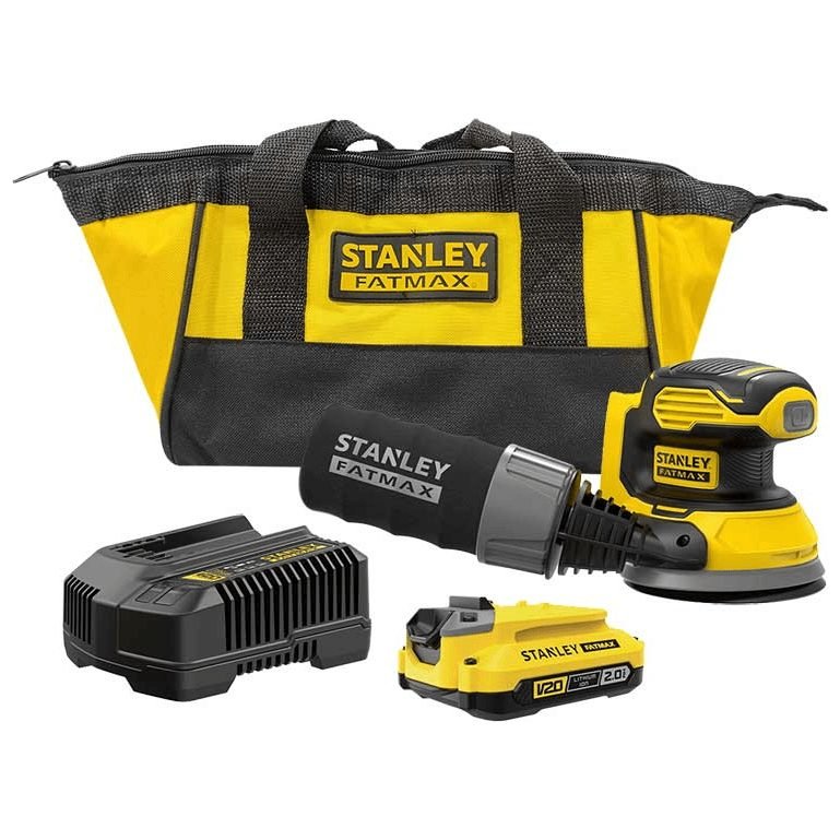Stanley Stanley SCS220M25 20V Cordless Random Orbit Sander (Kit), Power Tools Sanders — Southend Philippines