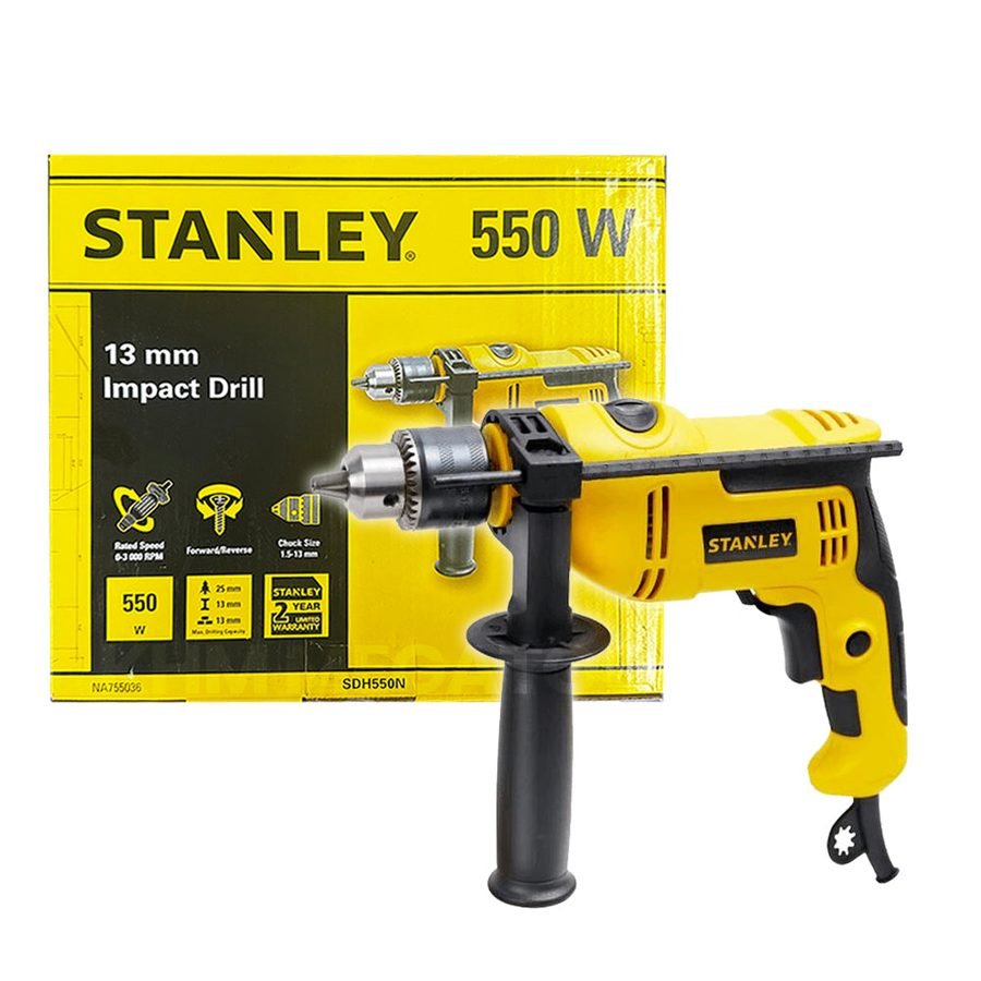 Stanley Stanley SDH550N 13mm Impact Drill 550W, Power Tools Drills & Drivers — Southend Philippines
