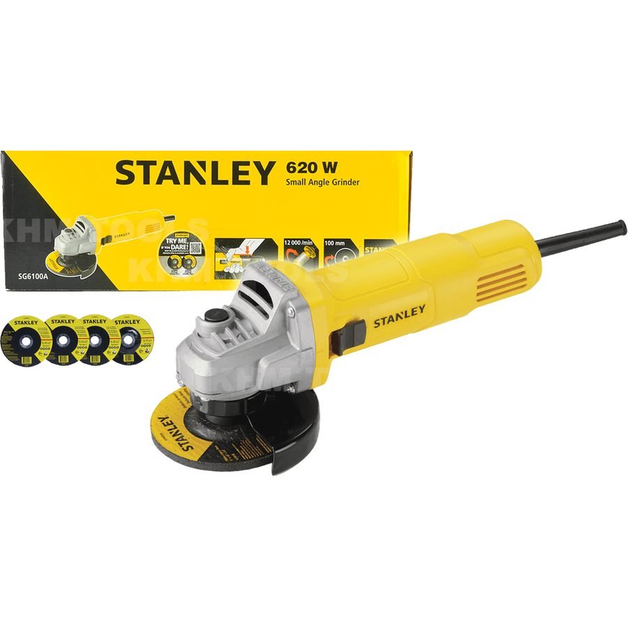 Stanley Stanley SG6100A Angle Grinder 4" 620W, Power Tools Grinders — Southend Philippines