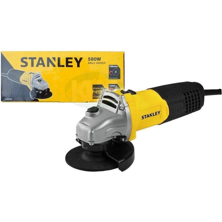 Stanley Stanley STGS 5-100 Angle Grinder 4" 580W, Power Tools Grinders — Southend Philippines