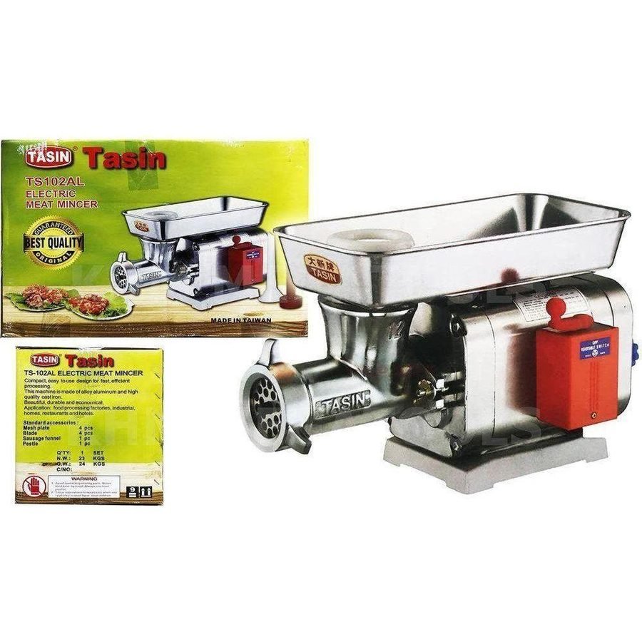Tasin TS-102AL Stainless Electric Meat Mincer / Grinder, Power Tools Grinders — Southend Philippines
