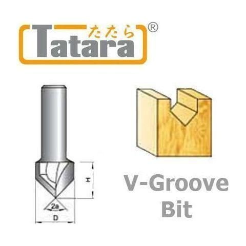 Tatara Tatara V-Groove Router Bit, Power Tools Routers & Planers — Southend Philippines