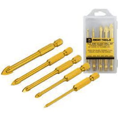 Tile & Glass Drill Bit Set, Power Tools Drills & Drivers — Southend Philippines