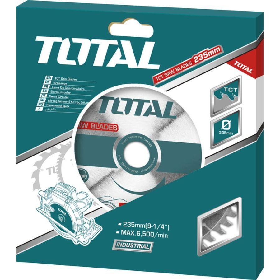 Total Total TAC231623 Circular Saw Blade 9-1/4"" For Wood, Power Tools Saws — Southend Philippines