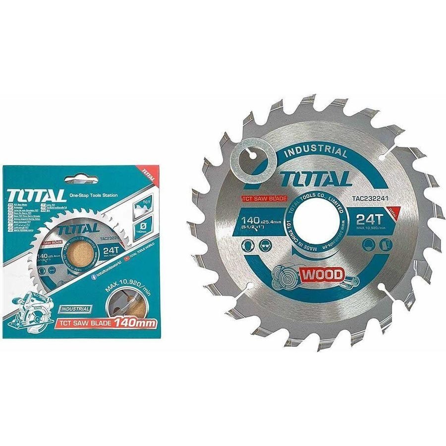 Total Total TAC232241 Circular Saw Blade 5-1/2" X 24T, Power Tools Saws — Southend Philippines