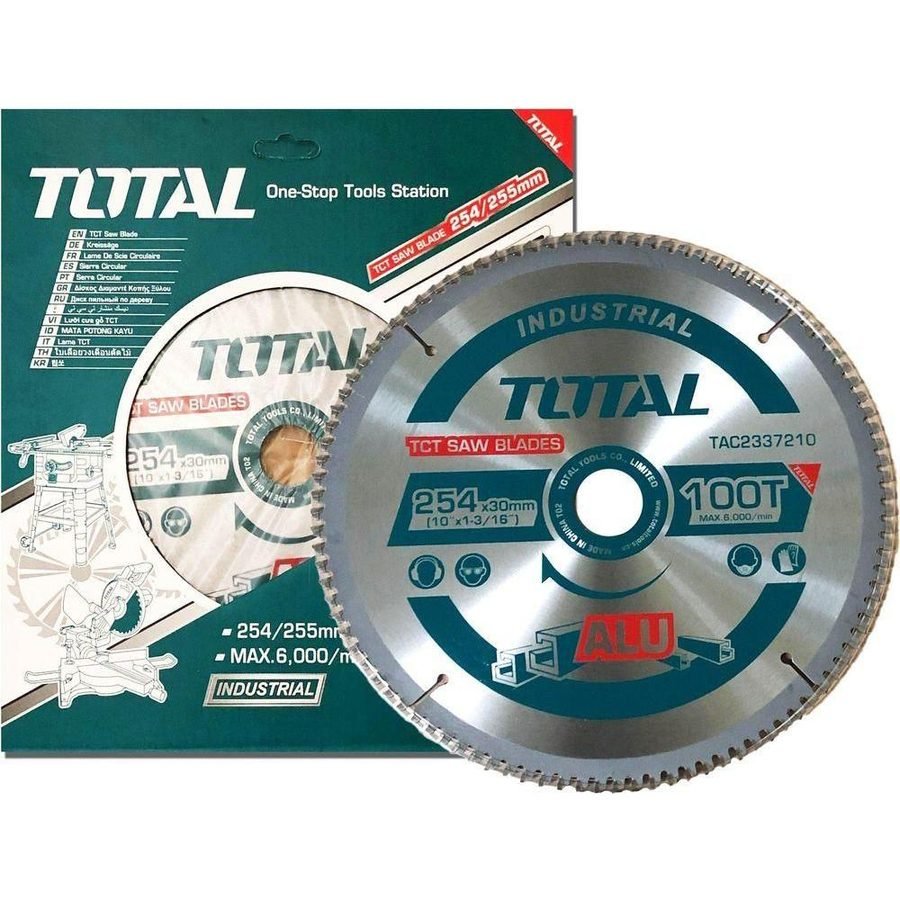Total Total TAC2337210 Circular Saw Blade 10" For Aluminum, Power Tools Saws — Southend Philippines