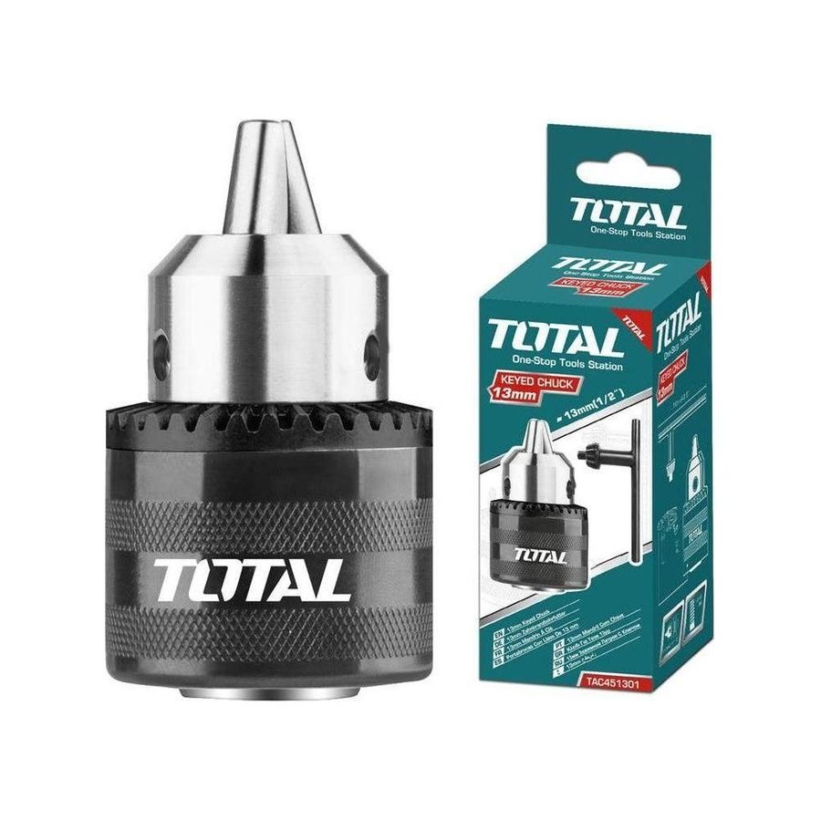 Total Total TAC451301 Drill Chuck With Key 13mm, Power Tools Drills & Drivers — Southend Philippines