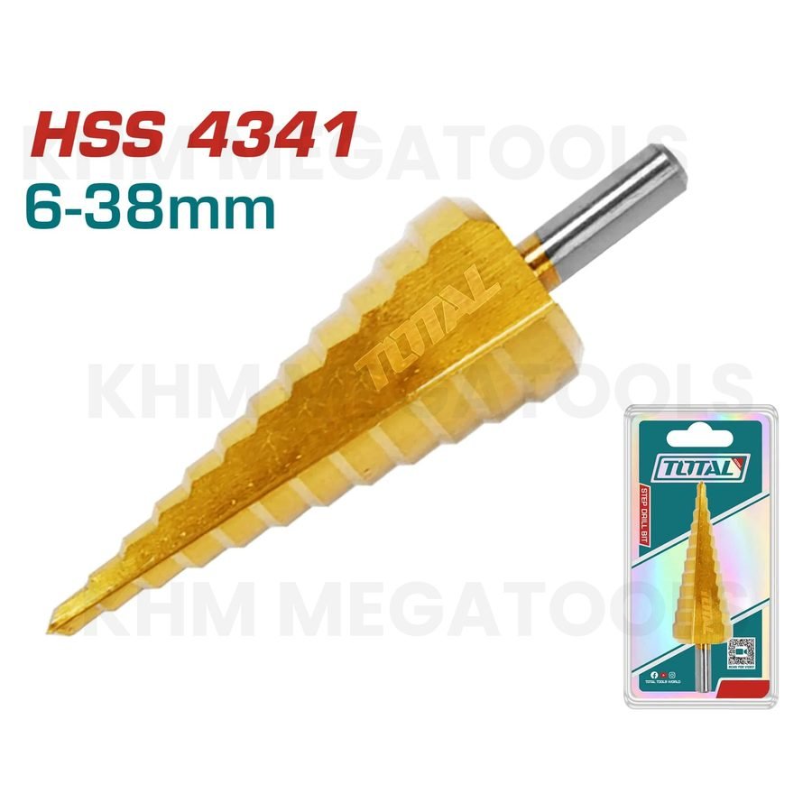 Total Total TAC7563801 Step Drill Bit 6-38mm, Power Tools Drills & Drivers — Southend Philippines