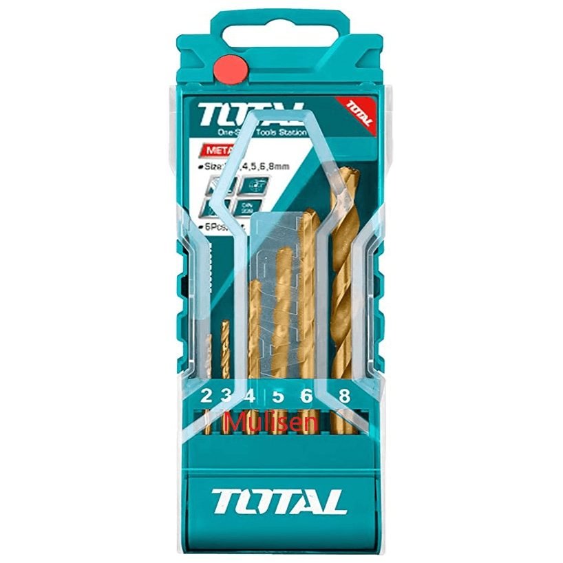 Total Total TACSD0065 6pcs Metal Drill Bit Set, Power Tools Drills & Drivers — Southend Philippines