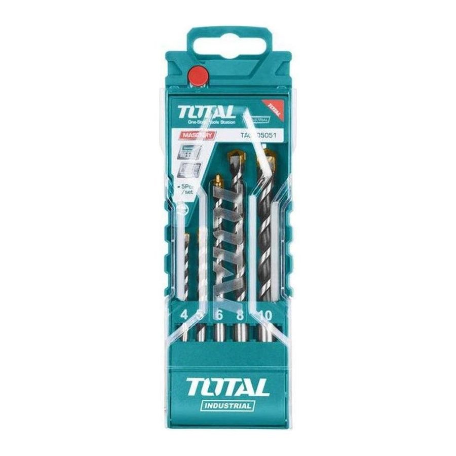 Total Total TACSD5051 5pcs Masonry Drill Bit Set, Power Tools Drills & Drivers — Southend Philippines