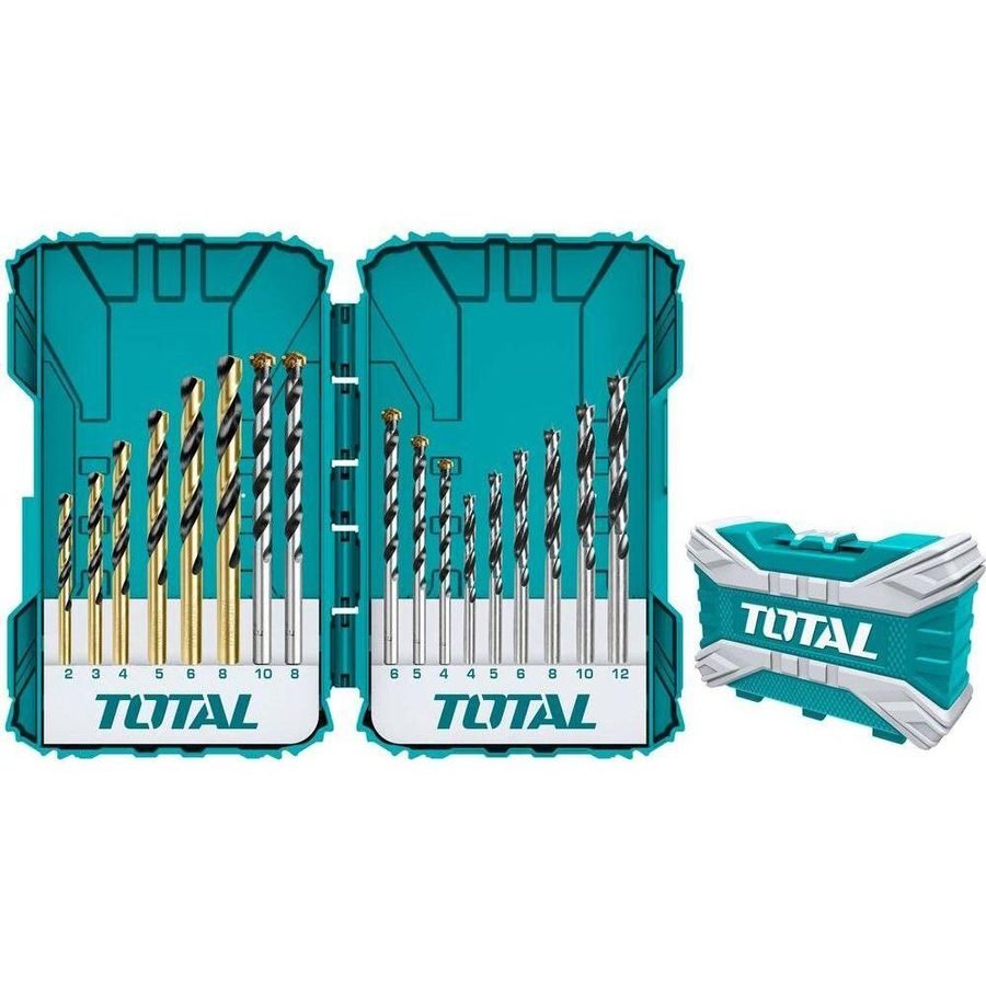Total Total TACSDL11601 16pcs Metal, Concrete And Wood Drill Bit Set, Power Tools Drills & Drivers — Southend Philippines