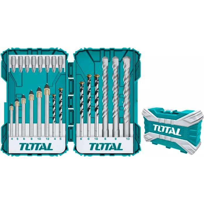 Total Total TACSDL12201 22pcs Mixed Drill & Screwdriver Bits, Power Tools Drills & Drivers — Southend Philippines