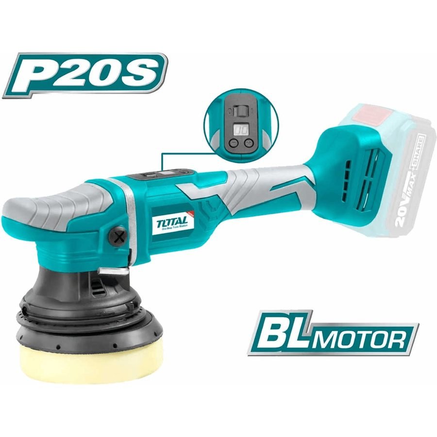 Total Total TAPLI2002 20V Cordless Brushless Polisher 7" (Bare), Power Tools Grinders — Southend Philippines