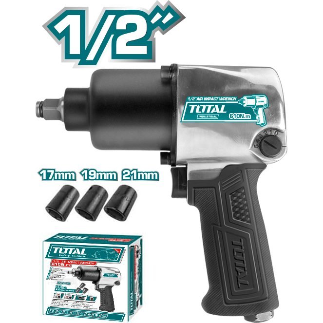 Total Total TAT40122 Pneumatic Air Impact Wrench 1/2", Power Tools Drills & Drivers — Southend Philippines