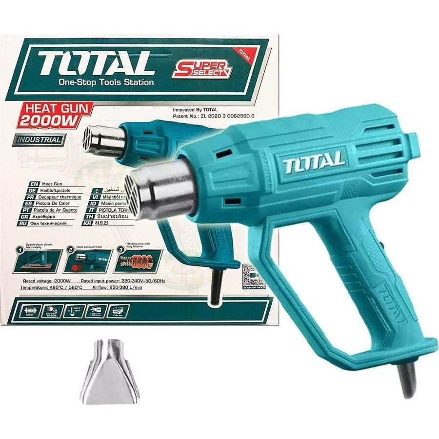 Total Total TB200365 Heat Gun / Hot Air Gun 2000W, Power Tools Heat Guns — Southend Philippines